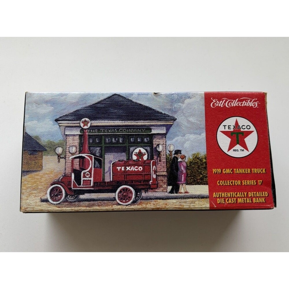 Ertl Texaco 1919 GMC Tanker Truck Diecast Bank Collector Series 17 8309